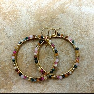 Anthropologie Sophie Hoop Earrings